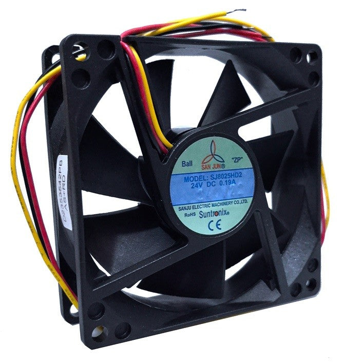 SANJU SJ8025HD2 24V 0.19A 2wires 3wires cooling fan SANJU SJ8025HD2 24V 0.19A 2wires 3wires cooling fan